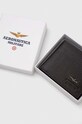 Кожаный кошелек Aeronautica Militare коричневый AM180