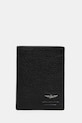 Aeronautica Militare portfel skórzany skóra licowa czarny AM186