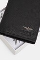 Aeronautica Militare portfel skórzany czarny AM186
