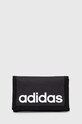Peňaženka adidas jemný vzor čierna HT4741