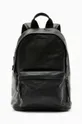 czarny AllSaints plecak skórzany CARABINER BACKPACK Męski