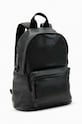 AllSaints plecak skórzany CARABINER BACKPACK MB519X czarny