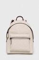 Кожена раница Coach гладка кожа бежов CH762