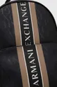 czarny Armani Exchange plecak