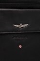 Αξεσουάρ Δερμάτινο σακίδιο Aeronautica Militare AM305 μαύρο