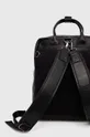 čierna Kožený ruksak Aeronautica Militare