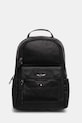 Kožený ruksak Aeronautica Militare usňová koža čierna AM355