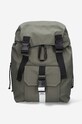 A.P.C. plecak Sac A Dos Trek tekstylny zielony PAAFH.H62220