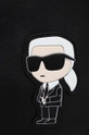 czarny Karl Lagerfeld plecak skórzany