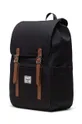 Herschel plecak 11400-00001-OS Retreat Small Backpack 100 % Poliester z recyklingu
