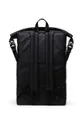 czarny Herschel plecak Roll Top Backpack
