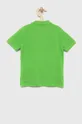 Παιδικά βαμβακερά μπλουζάκια πόλο Tommy Hilfiger πράσινο