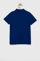 Παιδικά βαμβακερά μπλουζάκια πόλο Tommy Hilfiger σκούρο μπλε
