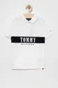 λευκό Παιδικό πουκάμισο πόλο Tommy Hilfiger Για αγόρια