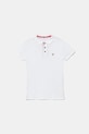 Детска памучна тениска с яка Guess памук бял L2GP02.KAPY0.PPYX