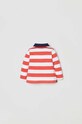 OVS longsleeve bawełniany niemowlęcy 1711879.Newborn pomarańczowy SS23
