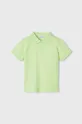 Παιδικά βαμβακερά μπλουζάκια πόλο Mayoral πράσινο