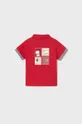 Βρεφικά βαμβακερά μπλουζάκια πόλο Mayoral κόκκινο