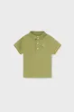 зелений Дитяча бавовняна футболка поло Mayoral Для хлопчиків