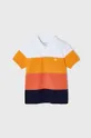 πορτοκαλί Παιδικά βαμβακερά μπλουζάκια πόλο Mayoral Για αγόρια