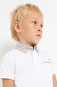 Mayoral polo bawełniane dziecięce 3152.5E.MINI biały SS23