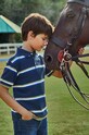 Mayoral polo bawełniane dziecięce 6101.7A.JUNIOR.PPYX granatowy SS23