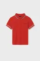 κόκκινο Παιδικά βαμβακερά μπλουζάκια πόλο Mayoral