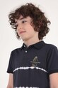 Chłopiec Mayoral polo bawełniane dziecięce 6109.7D.JUNIOR szary