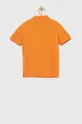 Pamučna polo majica United Colors of Benetton narančasta