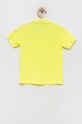 Dětská bavlněná polokošile United Colors of Benetton 3089G300D.P.SEASONAL žlutá SS23