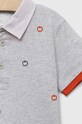 Fiú United Colors of Benetton gyerek pamut póló 3BL0G300F.P.SEASONAL szürke