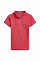 Polo Ralph Lauren polo dziecięce z elastanem czerwony 313698589120