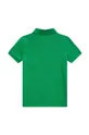Παιδικά βαμβακερά μπλουζάκια πόλο Polo Ralph Lauren πράσινο