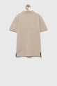 Chłopiec Calvin Klein Jeans polo dziecięce IB0IB01637.PPYX beżowy