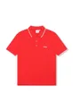 κόκκινο Παιδικά βαμβακερά μπλουζάκια πόλο BOSS Για αγόρια