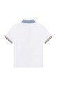 BOSS tricou polo copii J25O29.114.150 alb SS23