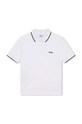 BOSS tricouri polo din bumbac pentru copii print alb J25P26.102.108