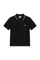 BOSS tricouri polo din bumbac pentru copii print negru J25P26.102.108