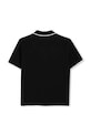 BOSS gyerek pamut póló J25P26.102.108 fekete AA00