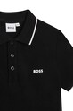 Băieți BOSS tricouri polo din bumbac pentru copii J25P26.114.150 negru