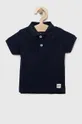 темно-синій Дитяча бавовняна футболка поло zippy Для хлопчиків
