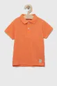πορτοκαλί Παιδικά βαμβακερά μπλουζάκια πόλο zippy Για αγόρια