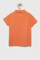 Παιδικά βαμβακερά μπλουζάκια πόλο zippy πορτοκαλί