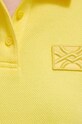Bavlněné polo tričko United Colors of Benetton 3NKHD300A.35R žlutá