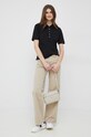 Поло Tommy Hilfiger WW0WW37820.PPYX чорний SS24
