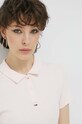 Tommy Jeans tricou polo roz DW0DW15323.PPYX