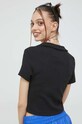 Odzież Tommy Jeans polo DW0DW15322.PPYX czarny