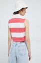 Одяг Бавовняний топ Tommy Jeans DW0DW15325.PPYX рожевий
