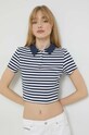 Tommy Jeans tricou polo DW0DW15324.PPYX bleumarin SS23
