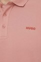 HUGO polo bawełniane różowy 50466182